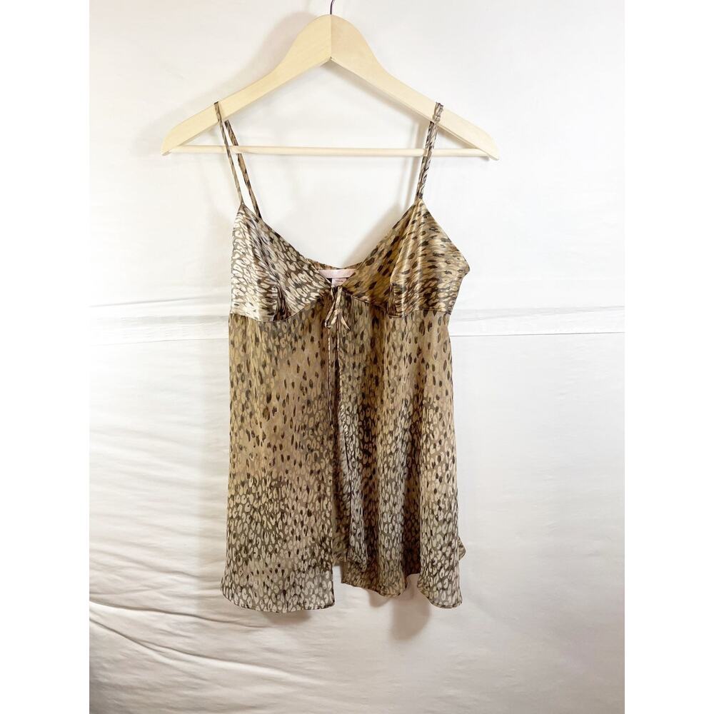 Victoria's Secret Leopard Print Baby Doll Lingerie Size M
